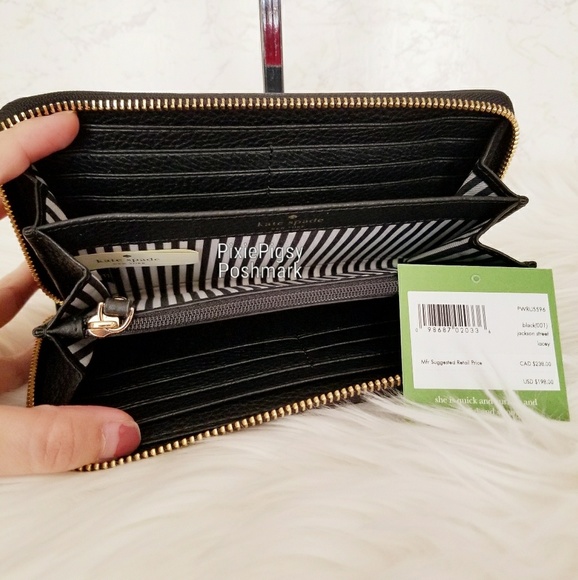 NWT Kate Spade Jackson Street Lacey Leather Wallet - Picture 5 of 5